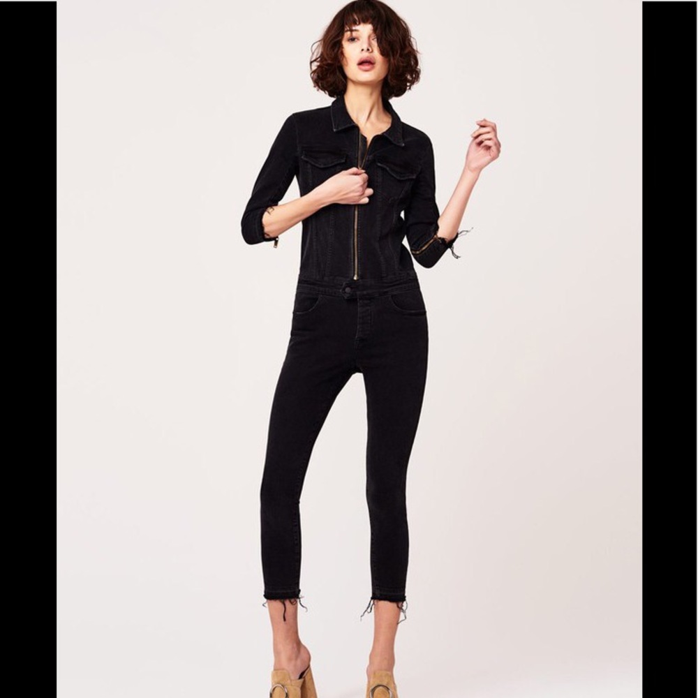 DL1961 Winnie Jumpsuit Black Denim